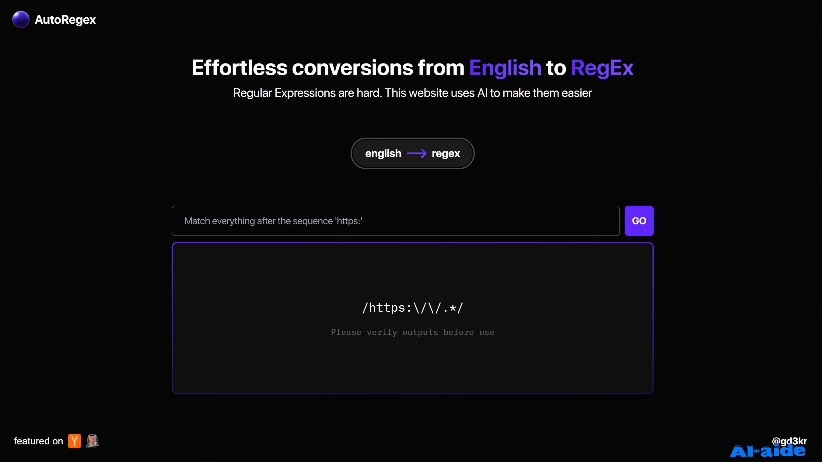 AutoRegex