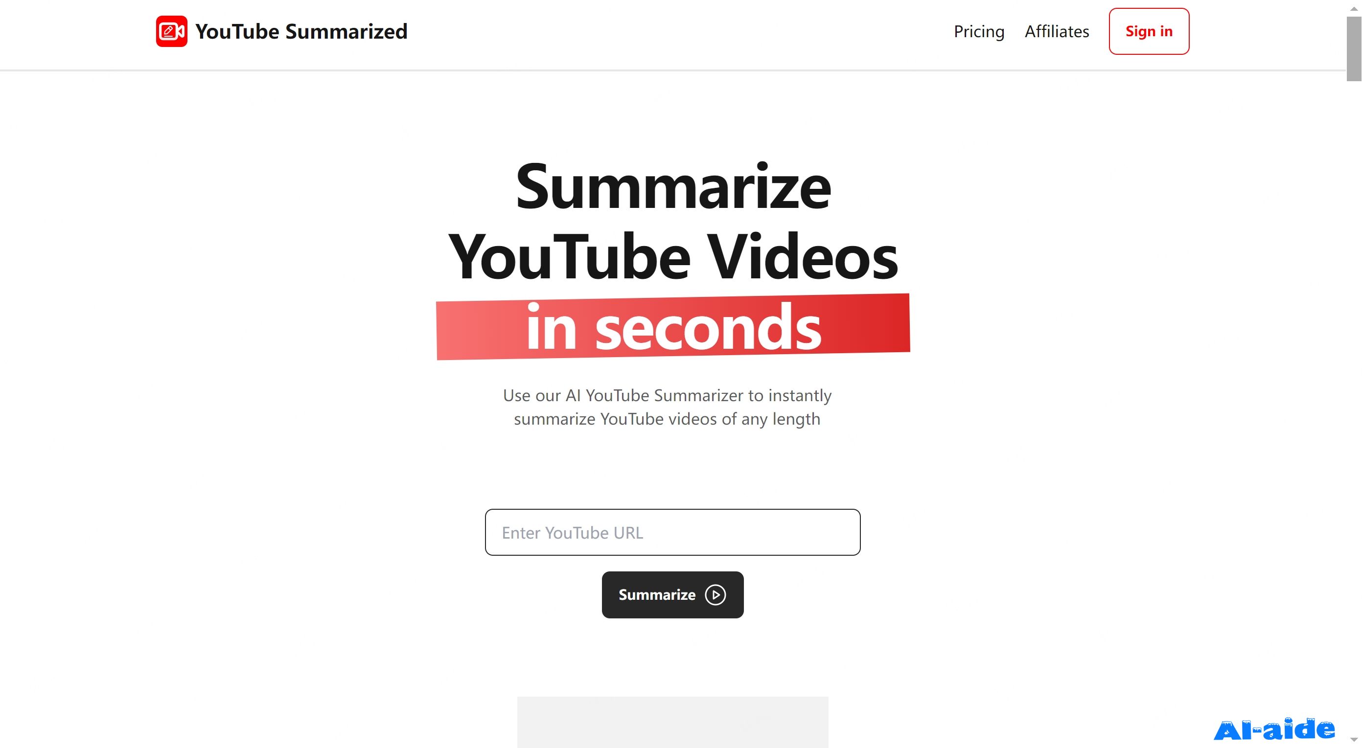 YouTube Summarized