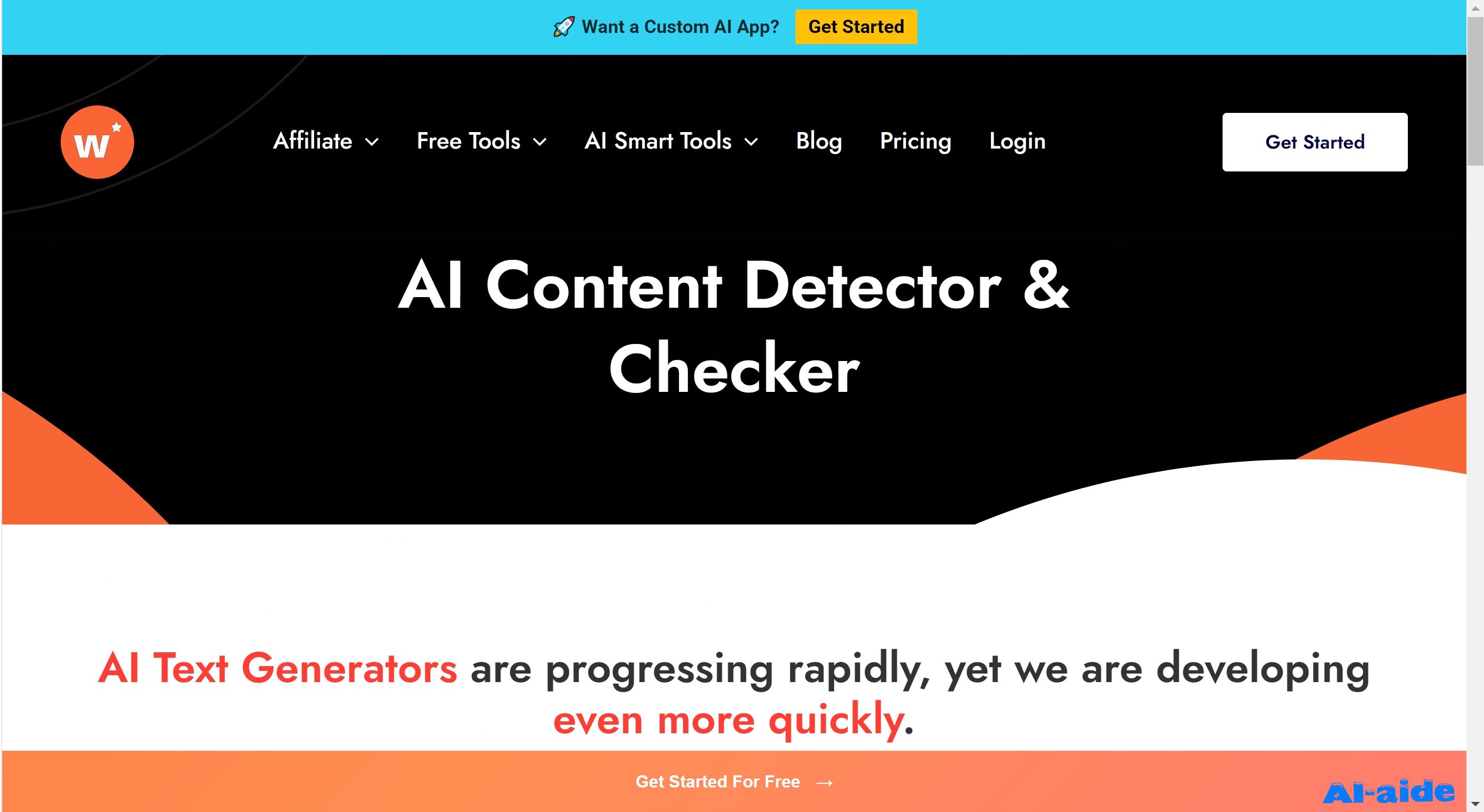 Writecream AI Content Detector
