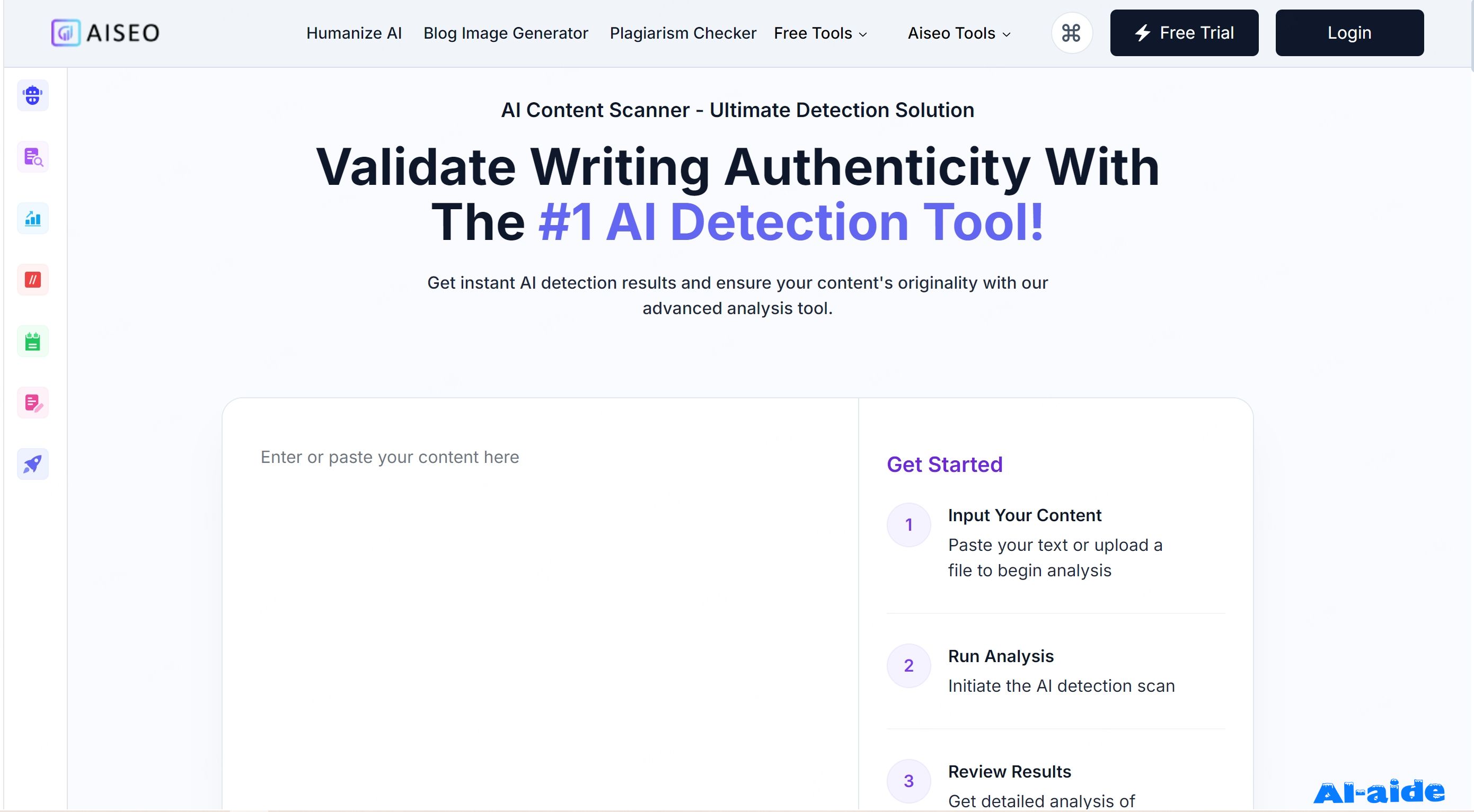 AISEO AI Content Detector