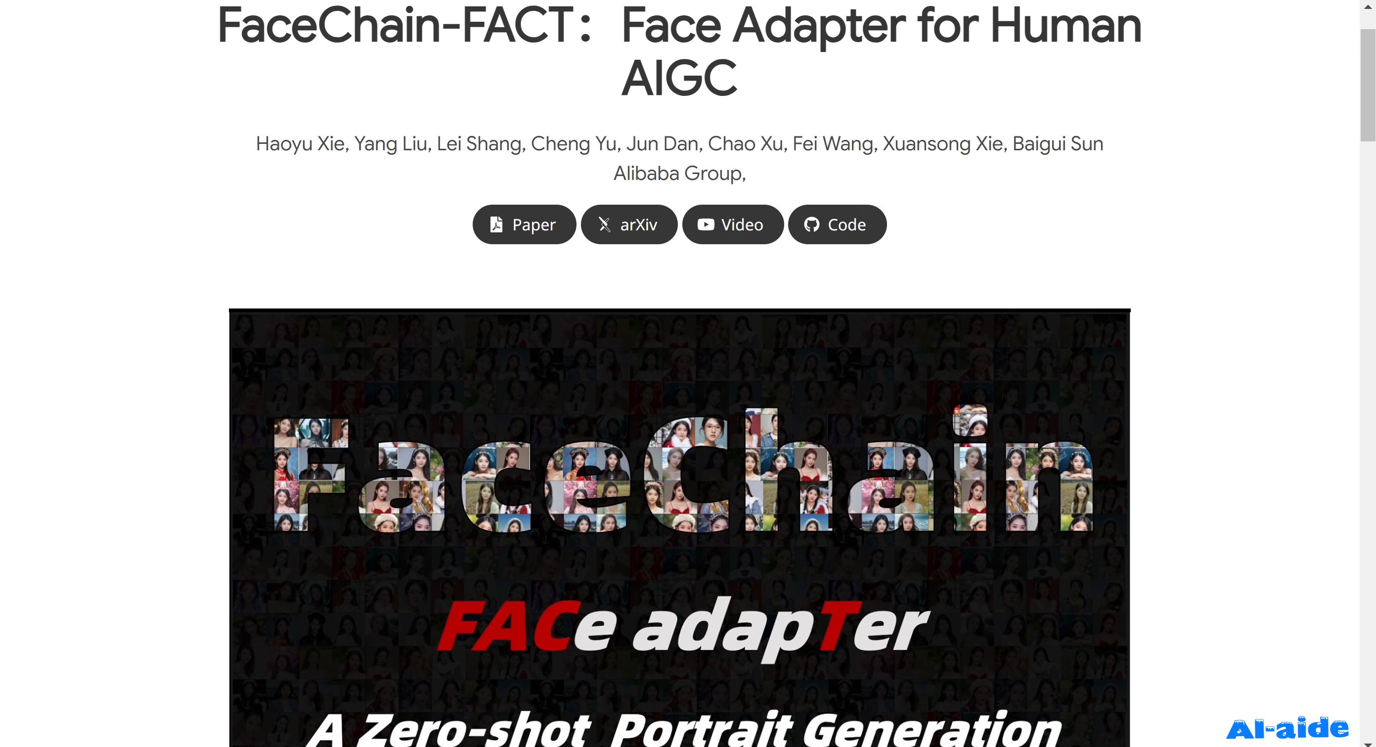FaceChain-FACT