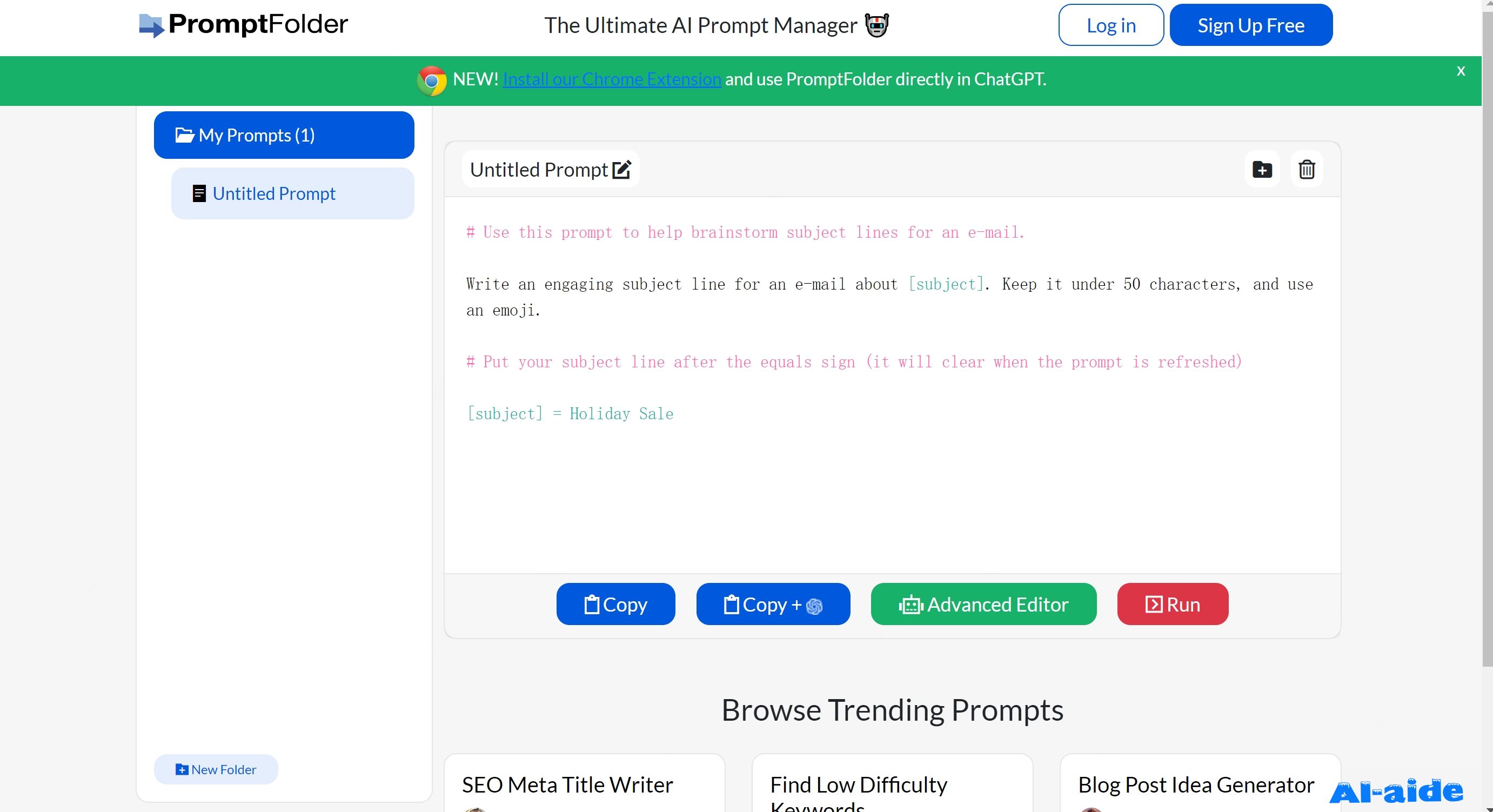 MJ Prompt Tool