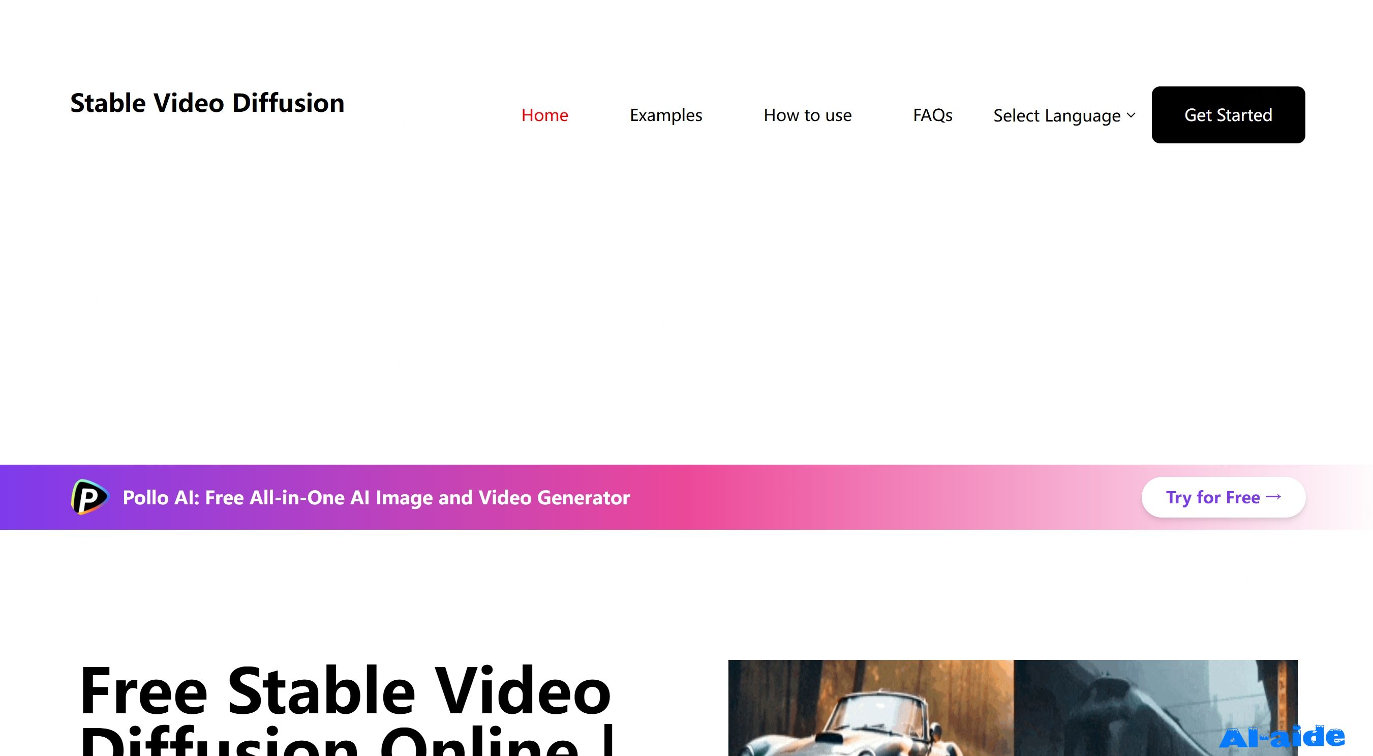 Stable Video Diffusion