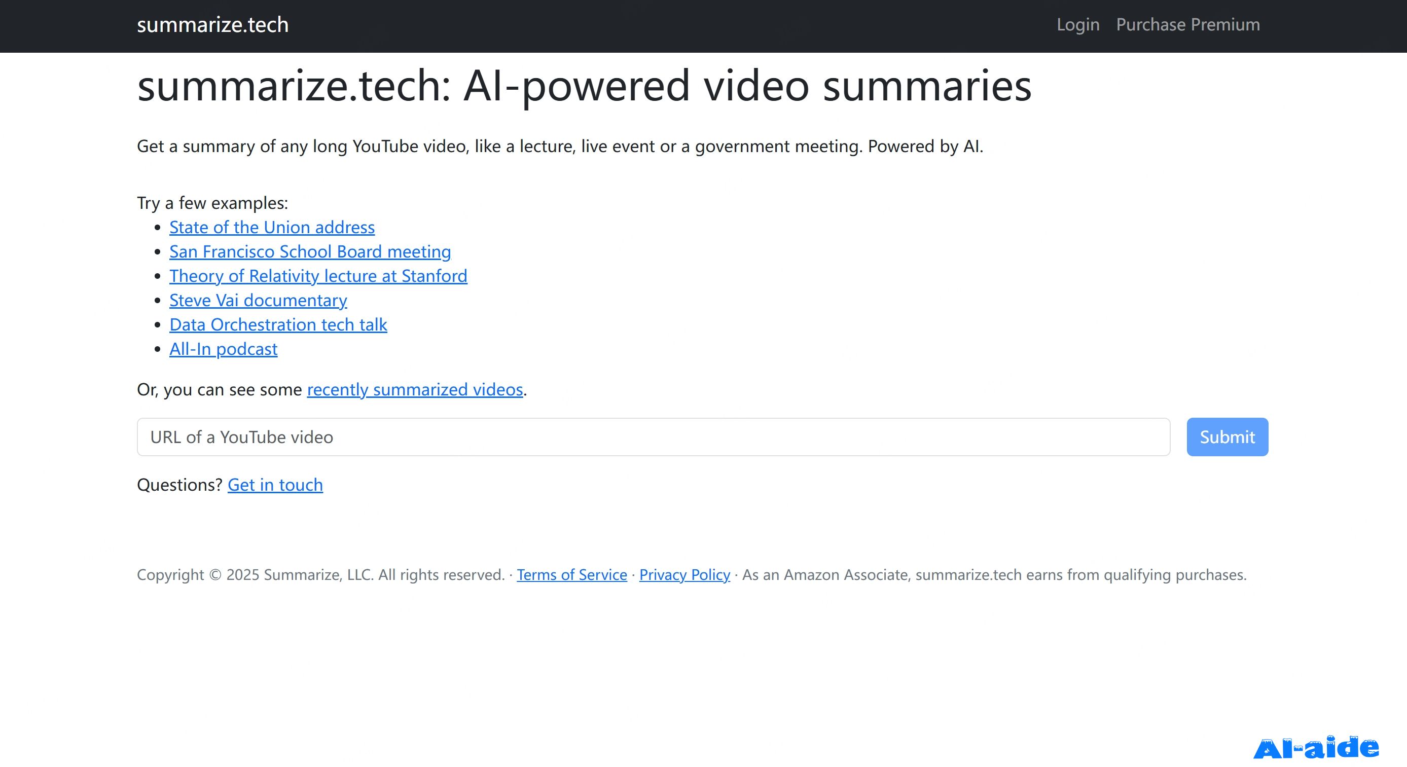 Summarize Tech