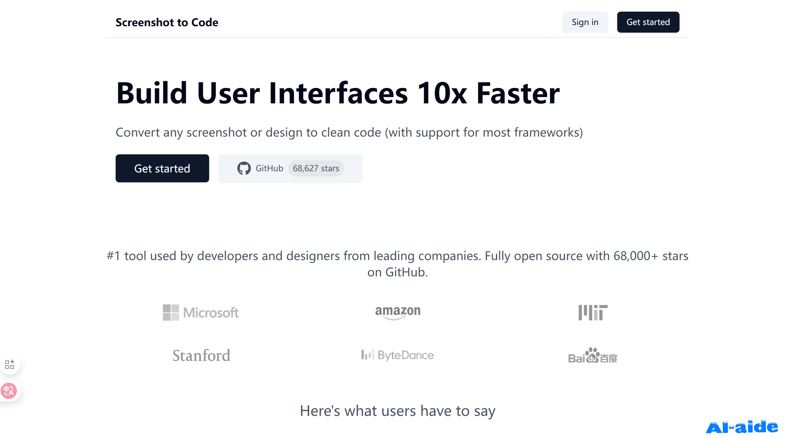 Screenshot to Code